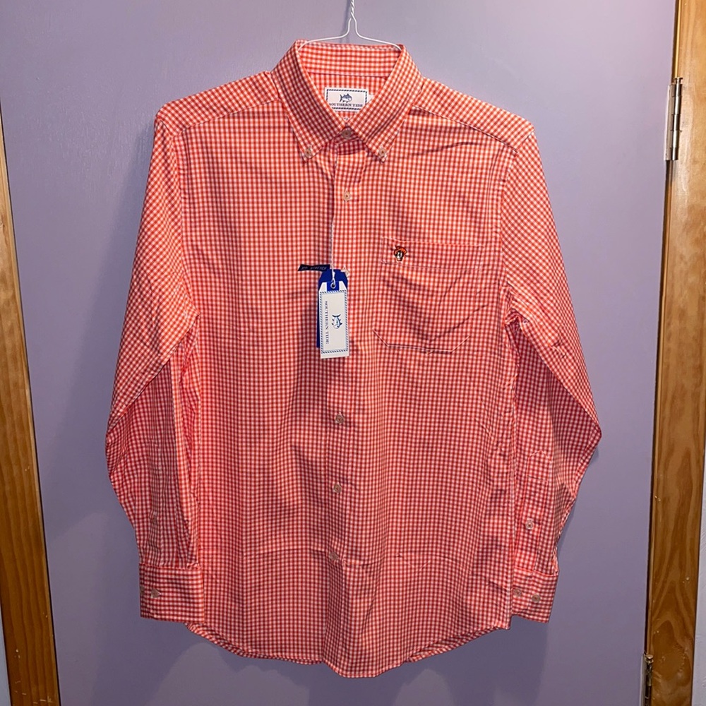 SOUTHERN TIDE GAMEDAY GINGHAM SPORT SHIRT